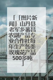 「图片新闻」山丹县老军乡蕃昌农副产品专业合作社每年生产各类玫瑰花产品500多吨