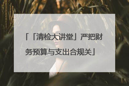 「清检大讲堂」严把财务预算与支出合规关