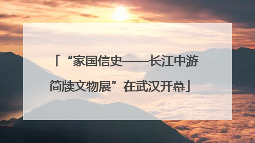 “家国信史——长江中游简牍文物展”在武汉开幕