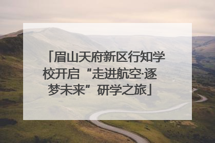 眉山天府新区行知学校开启“走进航空·逐梦未来”研学之旅