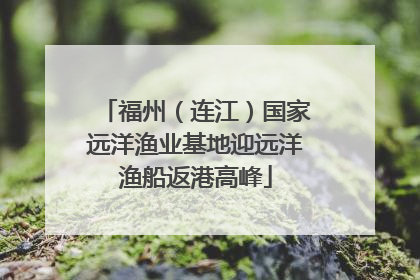 福州（连江）国家远洋渔业基地迎远洋渔船返港高峰
