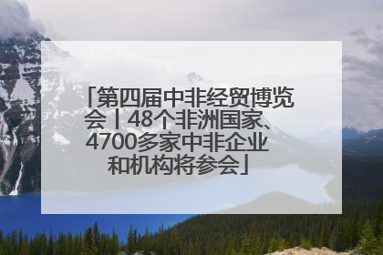第四届中非经贸博览会丨48个非洲国家、4700多家中非企业和机构将参会