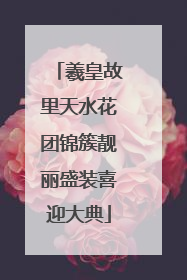 羲皇故里天水花团锦簇靓丽盛装喜迎大典