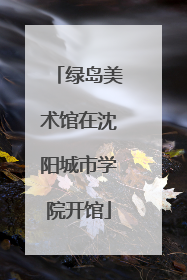 绿岛美术馆在沈阳城市学院开馆