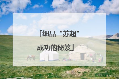 细品“苏超”成功的秘笈
