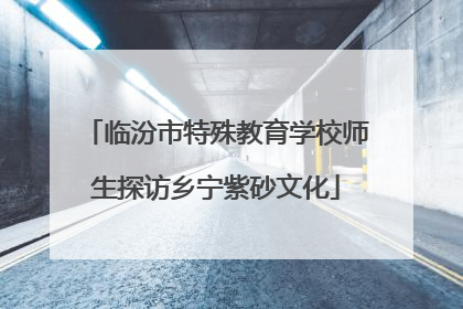 临汾市特殊教育学校师生探访乡宁紫砂文化