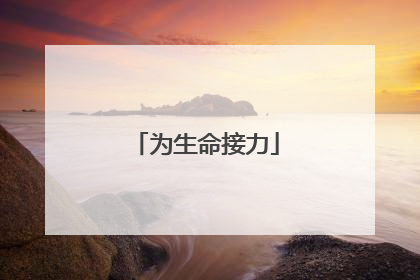 为生命接力