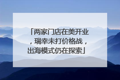 两家门店在美开业，瑞幸未打价格战，出海模式仍在探索