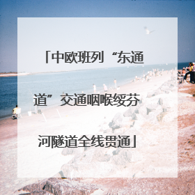 中欧班列“东通道”交通咽喉绥芬河隧道全线贯通