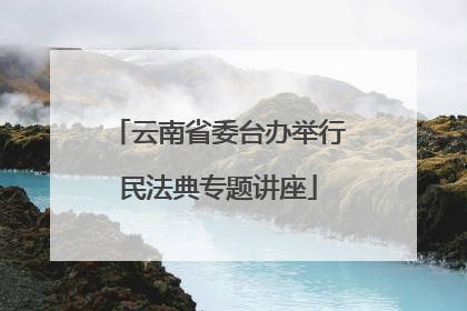 云南省委台办举行民法典专题讲座