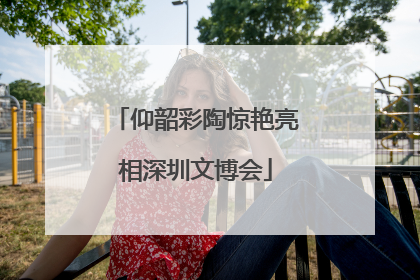 仰韶彩陶惊艳亮相深圳文博会