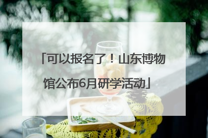 可以报名了！山东博物馆公布6月研学活动