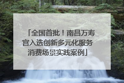 全国首批！南昌万寿宫入选创新多元化服务消费场景实践案例