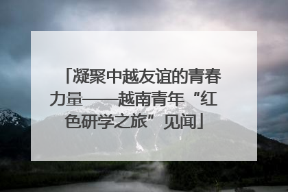 凝聚中越友谊的青春力量——越南青年“红色研学之旅”见闻