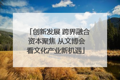 创新发展 跨界融合 资本聚焦 从文博会看文化产业新机遇