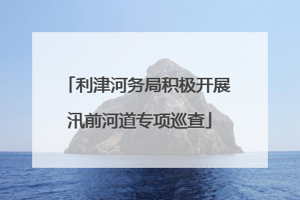 利津河务局积极开展汛前河道专项巡查