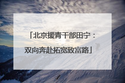 北京援青干部田宁：双向奔赴拓宽致富路