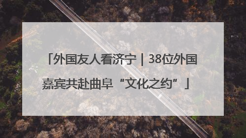 外国友人看济宁｜38位外国嘉宾共赴曲阜“文化之约”