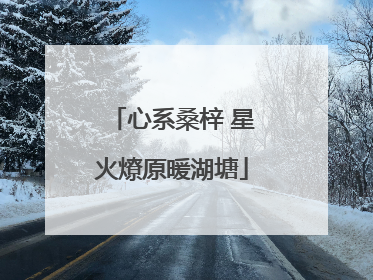 心系桑梓 星火燎原暖湖塘