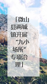 微山县两城镇开展“九小场所”专项治理