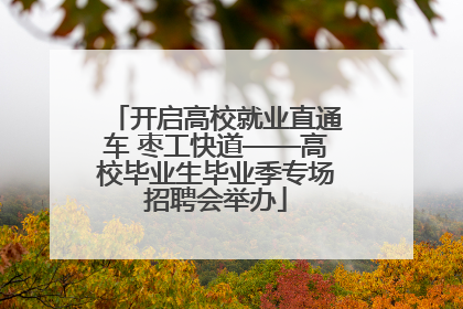 开启高校就业直通车 枣工快道——高校毕业生毕业季专场招聘会举办