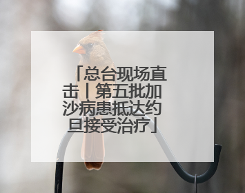 总台现场直击丨第五批加沙病患抵达约旦接受治疗