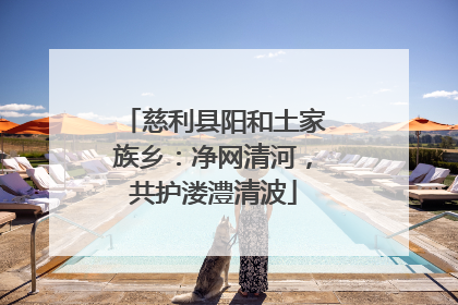 慈利县阳和土家族乡：净网清河，共护溇澧清波
