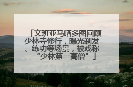 文班亚马晒多图回顾少林寺修行，曝光剃发、练功等场景，被戏称“少林第一高僧”