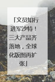 文员知行进军沙特！三大产品齐落地，全球化版图再扩张