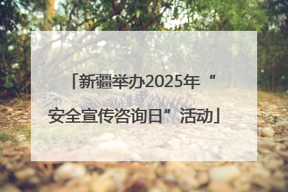 新疆举办2025年“安全宣传咨询日”活动