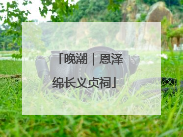 晚潮｜恩泽绵长义贞祠