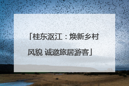 桂东沤江：焕新乡村风貌 诚邀旅居游客