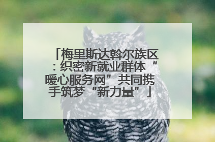 梅里斯达斡尔族区：织密新就业群体“暖心服务网”共同携手筑梦“新力量”