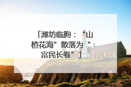 潍坊临朐：“山楂花海”散落为“富民长卷”