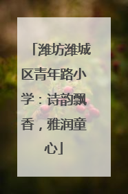 潍坊潍城区青年路小学：诗韵飘香，雅润童心