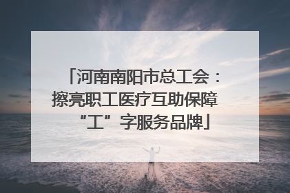 河南南阳市总工会：擦亮职工医疗互助保障“工”字服务品牌