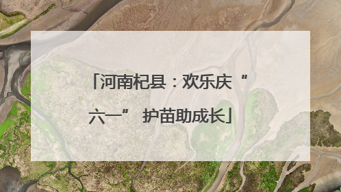 河南杞县：欢乐庆“六一” 护苗助成长