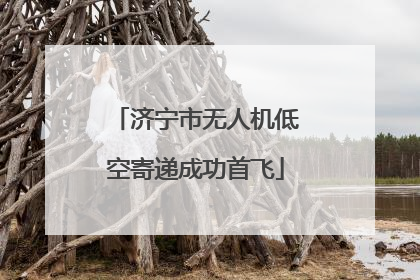 济宁市无人机低空寄递成功首飞