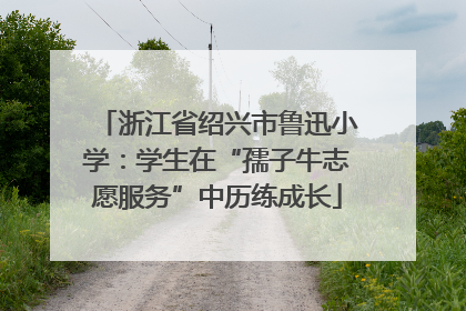浙江省绍兴市鲁迅小学：学生在“孺子牛志愿服务”中历练成长