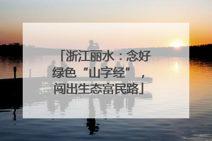 浙江丽水：念好绿色“山字经”，闯出生态富民路