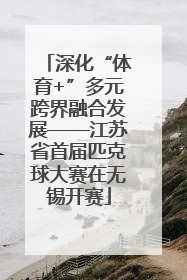 深化“体育+”多元跨界融合发展——江苏省首届匹克球大赛在无锡开赛