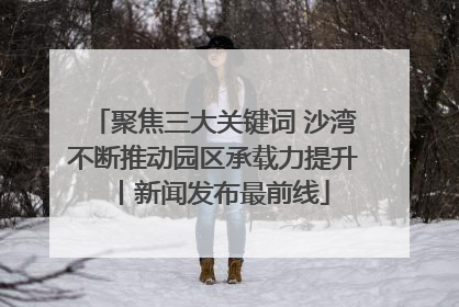 聚焦三大关键词 沙湾不断推动园区承载力提升丨新闻发布最前线