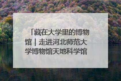 藏在大学里的博物馆｜走进河北师范大学博物馆天地科学馆：在校园里赴一场“宇宙之约”