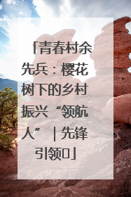 青春村余先兵：樱花树下的乡村振兴“领航人”｜先锋引领⑪
