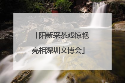 阳新采茶戏惊艳亮相深圳文博会