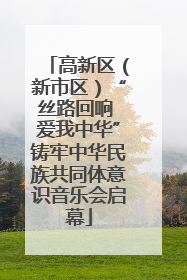 高新区（新市区）“丝路回响 爱我中华”铸牢中华民族共同体意识音乐会启幕