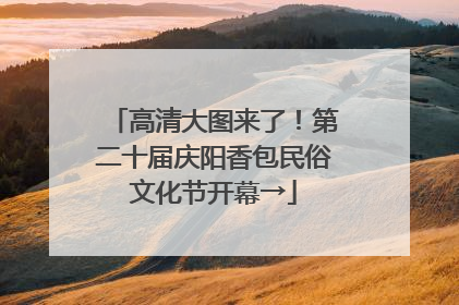 高清大图来了！第二十届庆阳香包民俗文化节开幕→
