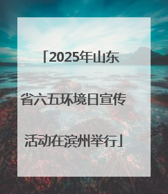 2025年山东省六五环境日宣传活动在滨州举行