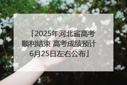 2025年河北省高考顺利结束 高考成绩预计6月25日左右公布