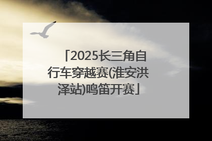 2025长三角自行车穿越赛(淮安洪泽站)鸣笛开赛